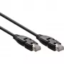 Kabel krosowy InLine 180° S/FTP PiMF Cat.6A 500 MHz bezhologenowy miedź czarny 1 m