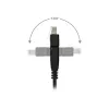 Kabel krosowy InLine 180° S/FTP PiMF Cat.6A 500 MHz bezhologenowy miedź czarny 1 m