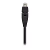 Kabel krosowy InLine 180° S/FTP PiMF Cat.6A 500 MHz bezhologenowy miedź czarny 1 m