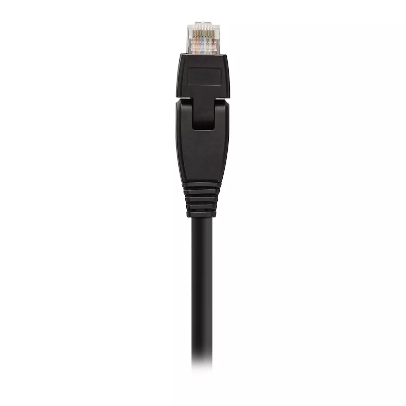 Kabel krosowy InLine 180° S/FTP PiMF Cat.6A 500 MHz bezhologenowy miedź czarny 1 m