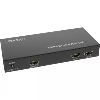 InLine Przełącznik HDMI 3 wejścia na 1 wyjście sygnał 4K2K 3D HD Audio