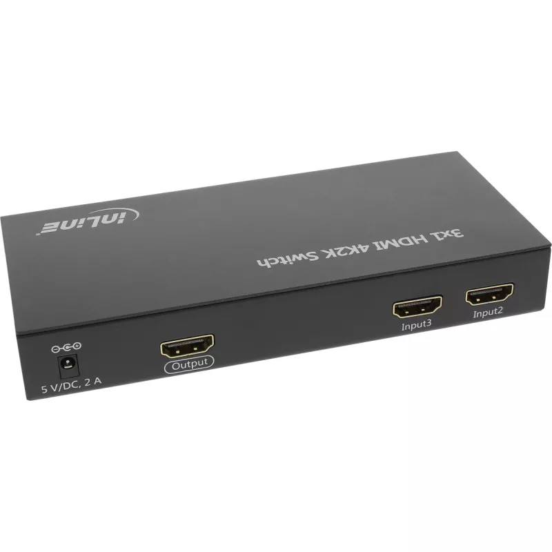 InLine Przełącznik HDMI 3 wejścia na 1 wyjście sygnał 4K2K 3D HD Audio