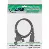 InLine 100 szt. Bulk-Pack Kabel USB 2.0 wtyk A na gniazdo A do wspornika szczelinowego 0,6 m