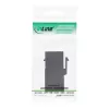Moduł zatrzaskowy InLine USB 3.1, USB-A F/F, czarna obudowa