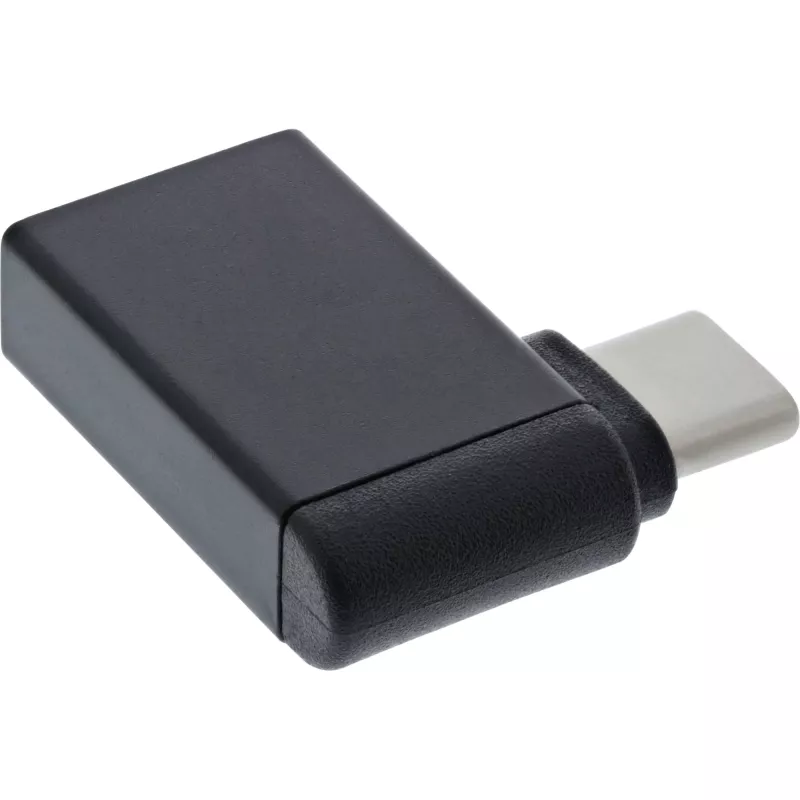 InLine USB 3.2 Gen.2 Adapter, USB-C male to USB-A female kątowy 90° OTG