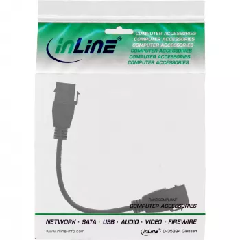 adapter kablowyowy InLine USB 3.2 Gen1 2x keystone, 2 gniazda USB A keystone, 0,2 m