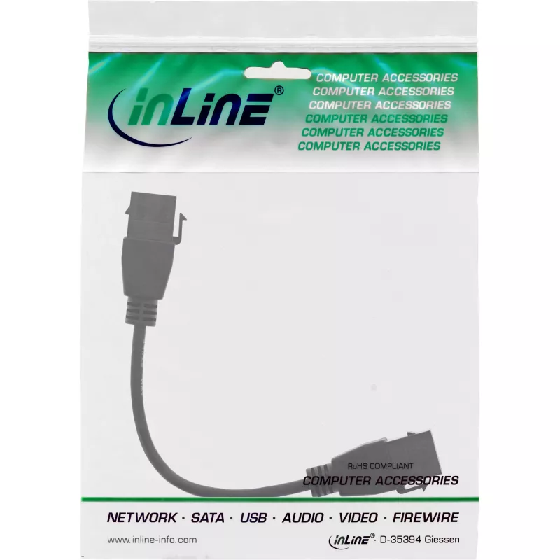 adapter kablowyowy InLine USB 3.2 Gen1 2x keystone, 2 gniazda USB A keystone, 0,2 m