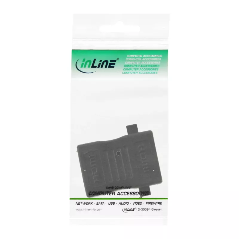 InLine HDMI Adapter instalacyjny HDMI A gniazdo/gniazdo pozłacane, 4K2K
