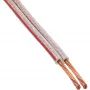 Kabel głośnikowy InLine 2x 2.5mm² CCA przezroczysty 50m