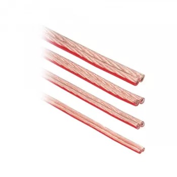 Kabel głośnikowy InLine 98310T 2x 2,5mm² CCA przezroczysty 10m