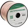 Kabel głośnikowy InLine 2x 2,5mm² CCA przezroczysty 100m