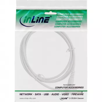 Przedłużacz DC InLine, wtyk/gniazdo DC 4.0x1.7mm, biały, 2m