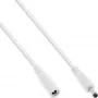Przedłużacz DC InLine, wtyk/gniazdo DC 4,0x1,7 mm, biały, 5 m