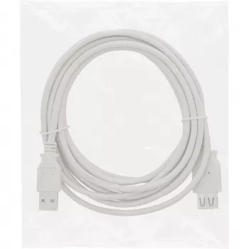 InLine przedłużacz USB 2.0 Typ A męski / żeński, beżowy, 1.8 m, bulk