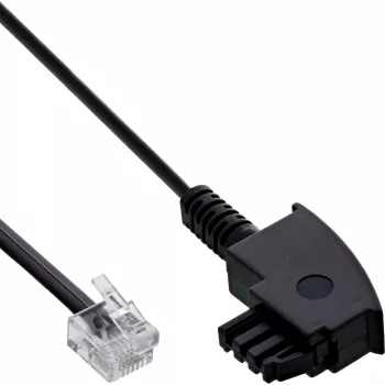 Kabel rozdzielacza ADSL InLine TAE-F niemiecki / 6P2C DEC męski 25m
