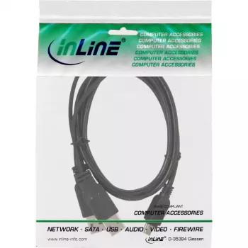 Kabel USB Mini-Y InLine 2x wtyk typu A / wtyk Mini-B, 5 pinów, 1 m