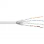Kabel krosowy InLine S/FTP PiMF Cat.6 AWG27 PVC CU 100 m, biały
