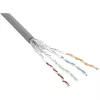 InLine Kabel krosowy S/FTP PiMF Cat.6 szary AWG27 PVC CU 100m