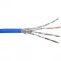 Kabel krosowy Ethernet InLine Cat6 S/FTP PiMF AWG27 PVC, 100 m, niebieski