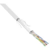 Kabel krosowy InLine SF/UTP Cat.5e AWG26 CCA PVC biały 100m