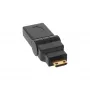 Adapter HDMI InLine 17690M HDMI A żeński / HDMI C męski obrotowy pozłacany
