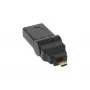 Adapter HDMI Typ A żeński / D męski typu obrotowego pozłacany InLine 17690L