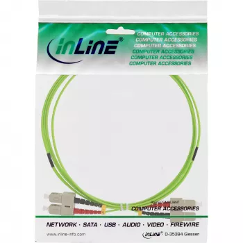 InLine Fiber Optical Duplex kabel SC/SC 50/125µm OM5 25m