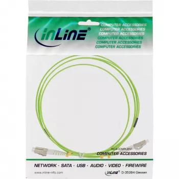 Kabel światłowodowy dupleksowy InLine LC/LC 50/125µm OM5 7,5m