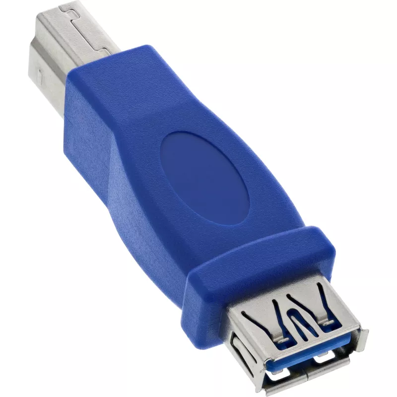 Adapter USB 3.0 Typ A żeński / Typ B męski InLine 35300D