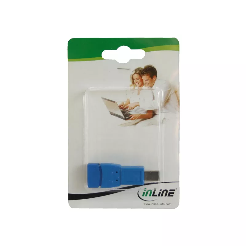 Adapter USB 3.0 Typ A żeński / Typ B męski InLine 35300D