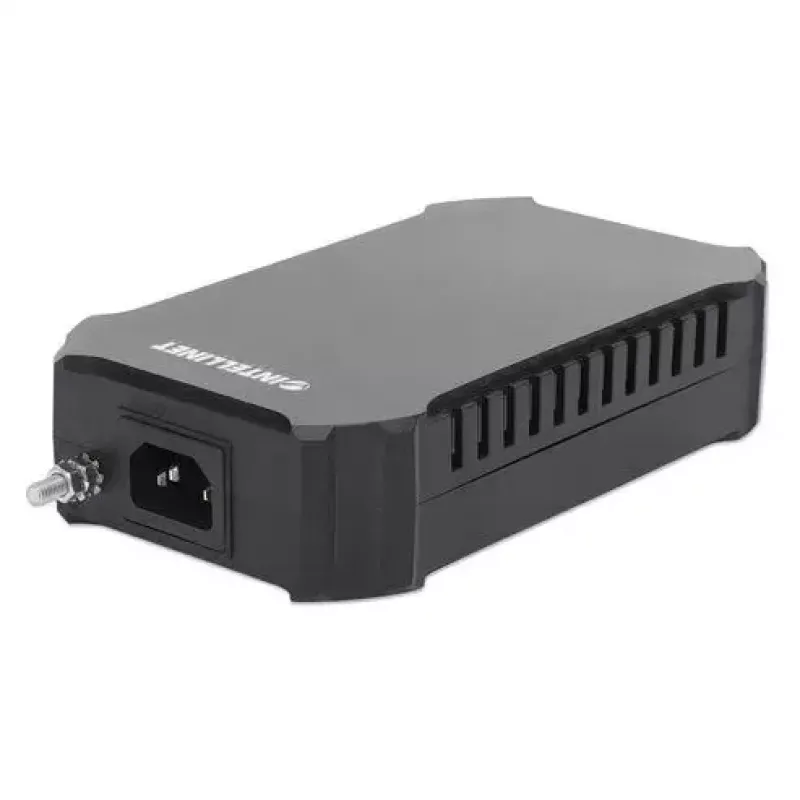 Intellinet 10G PoE++ Injector Jeden Port 95 W, Zgodny z IEEE 802.3bt (4PPoE), Obudowa Metalowa, Opcja Montażu na Ścianę