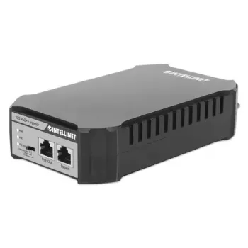 Intellinet 10G PoE++ Injector Jeden Port 95 W, Zgodny z IEEE 802.3bt (4PPoE), Obudowa Metalowa, Opcja Montażu na Ścianę