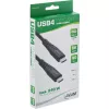 Kabel InLine USB4, USB-C męski/męski, PD 240W, 8K60Hz, TPE czarny 1m
