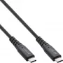 Kabel InLine USB4, USB-C męski/męski, PD 240 W, 8K60Hz, TPE czarny 0,5 m