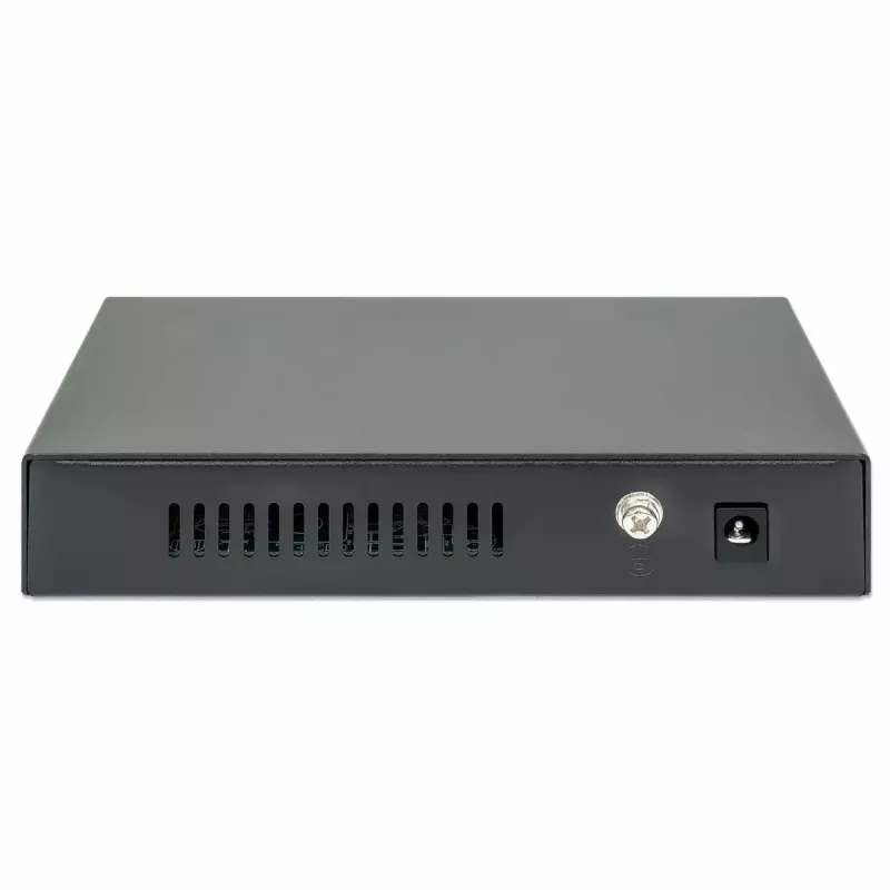 Intellinet 5-portowy gigabitowy przełącznik Ethernet PoE+ z portem SFP o budżecie mocy 91 W