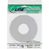 InLine kabel krosowy płaski, U/FTP, kat.6A, TPE bezhalogenowy, biały, 5m