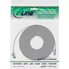 InLine kabel krosowy płaski, U/FTP, kat.6A, TPE bezhalogenowy, szary, 20 m