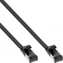 Płaski kabel krosowy InLine, U/FTP, kat. 8.1, TPE bezhalogenowy, czarny, 3 m