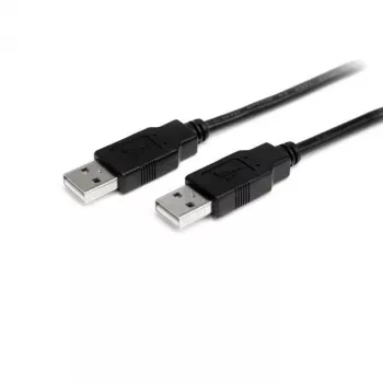 StarTech.com 1m USB 2.0 A do A kabel - M/M, 2 m, USB A, USB A, USB 2.0, Męski/Męski, Czarny