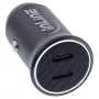 InLine samochodowy zasilacz USB z Power Delivery, 2x USB-C, czarny