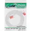 InLine Płaski Ultracienki Kabel krosowy U/UTP Kat.6 Gigabit ready biały 2m