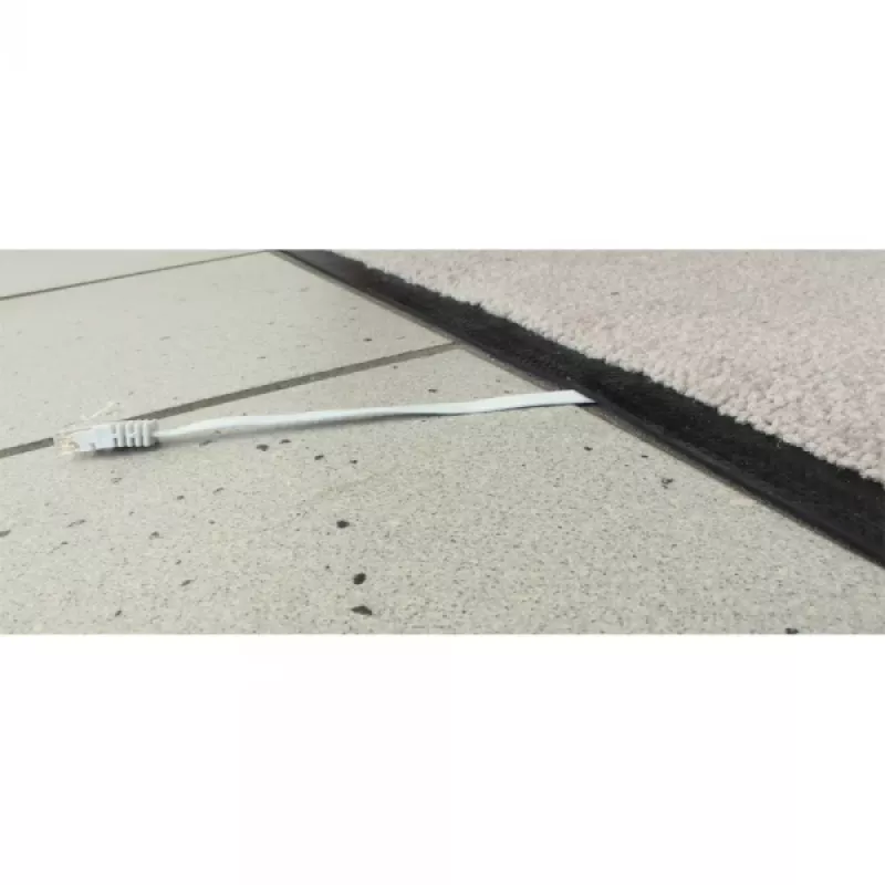 InLine Płaski ultracienki kabel krosowy U/UTP Kat.6 Gotowy do Gigabit Ethernet zielony 3m