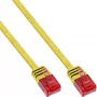 InLine płaski Ultraslim Patch kabel U/UTP Cat.6 Gotowy do Gigabit Ethernet żółty 7m