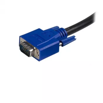 StarTech.com 6 ft 2-w-1 kabel USB KVM, 1,8 m, VGA, Czarny, USB, USB A + VGA, USB B + VGA