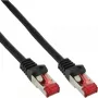 InLine Patch kabel S/FTP PiMF Cat.6 250MHz PVC miedź czarny 25m