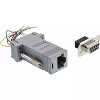 Adapter InLine 9-pin Sub-D żeński do RJ45 żeński 68889B InLine
