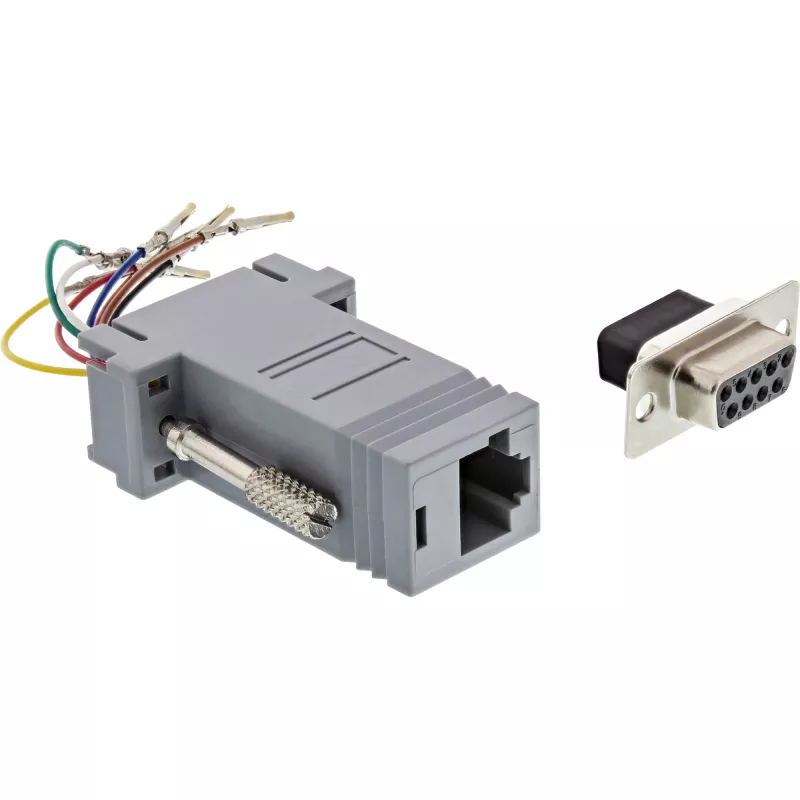 Adapter InLine 9-pin Sub-D żeński do RJ45 żeński 68889B InLine