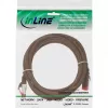 Kabel krosowy InLine S/FTP PiMF Kat.6 250 MHz PVC miedziany brązowy 25 m