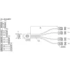 Kabel InLine SAS Mini SAS SFF8087 do 4x SATA bezpośredni OCR 1m