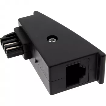 Adapter InLine TAE-F męski na RJ45 żeński 8P2C do Fritzbox, czarny